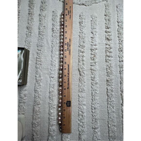 Honora Ming Cultured Pearl Blush Pink Champane luster 12.0MM-14.0MM - Picture 7 of 11